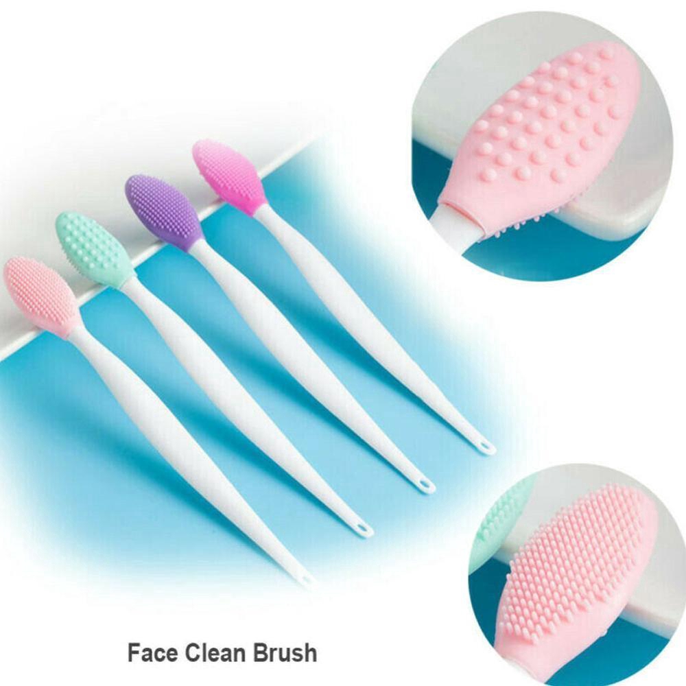 [Hàng mới về] Cọ Silicon Mát Xa Tẩy Tế Bào Chết Cho Da Mặt Kích Thước Cầm Tay Tiện Dụng