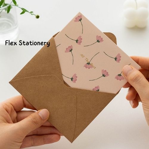 THIỆP QUÀ TẶNG, CẢM ƠN, PHONG CÁCH VINTAGE, HỌA TIẾT HOA