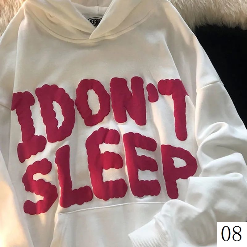 Áo Khoác Hoodie Tay Dài Dáng Rộng In Chữ Fat mm300 Jin Plus Size Thời Trang Cho Nam