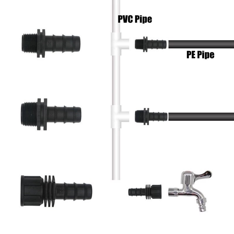 Phụ kiện ống tưới LDPE 16mm-20mm cho hệ thống tưới