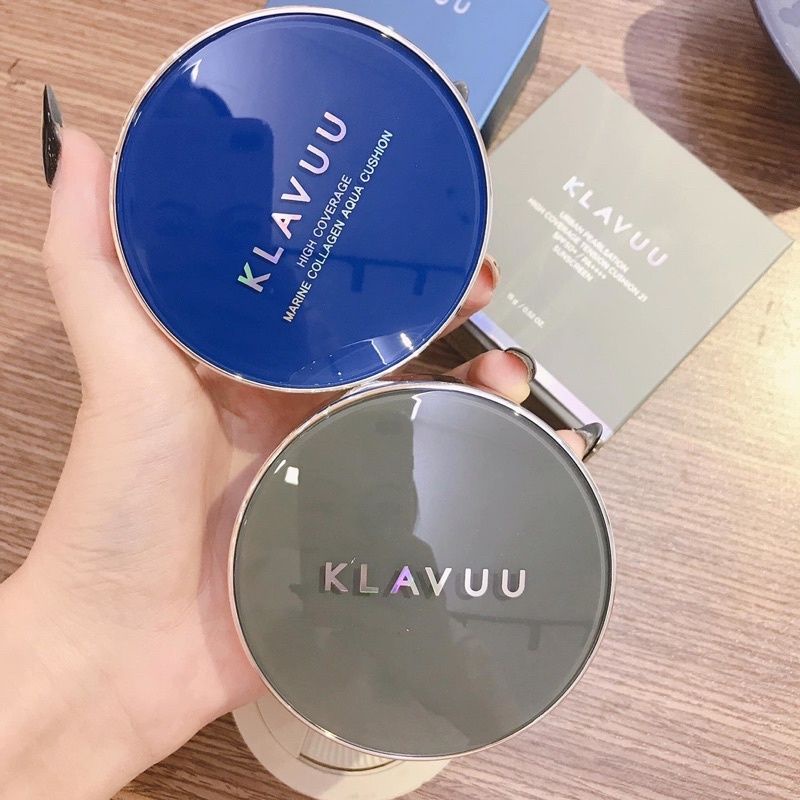 (Date mới) Phấn nước Cushion Klavuu High Coverage SPF50 PA++++ 15g
