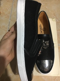 Giày lười nam da lộn