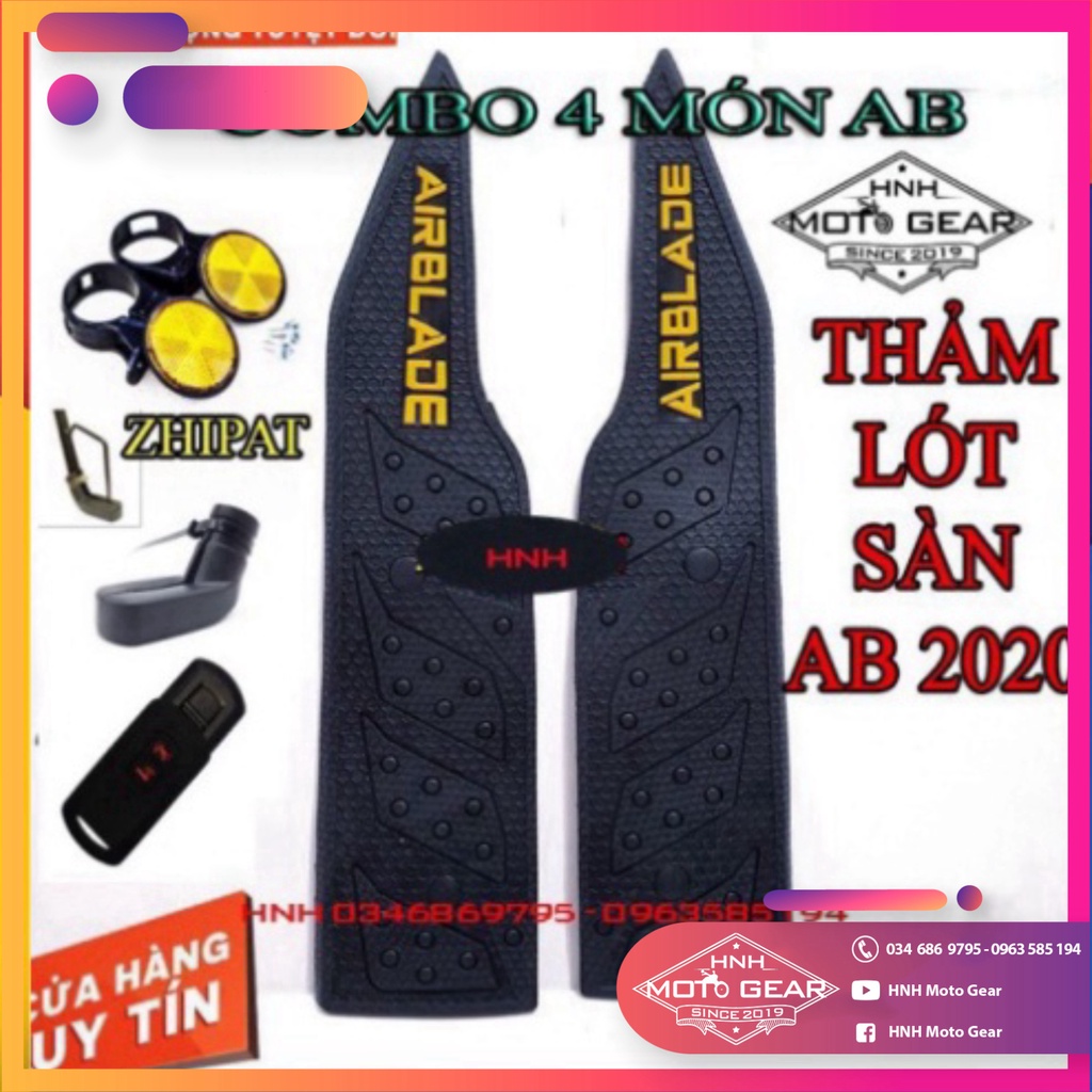 Ốp Carbon Air Blade 2017-2020 4 Món Artista Chính Hãng