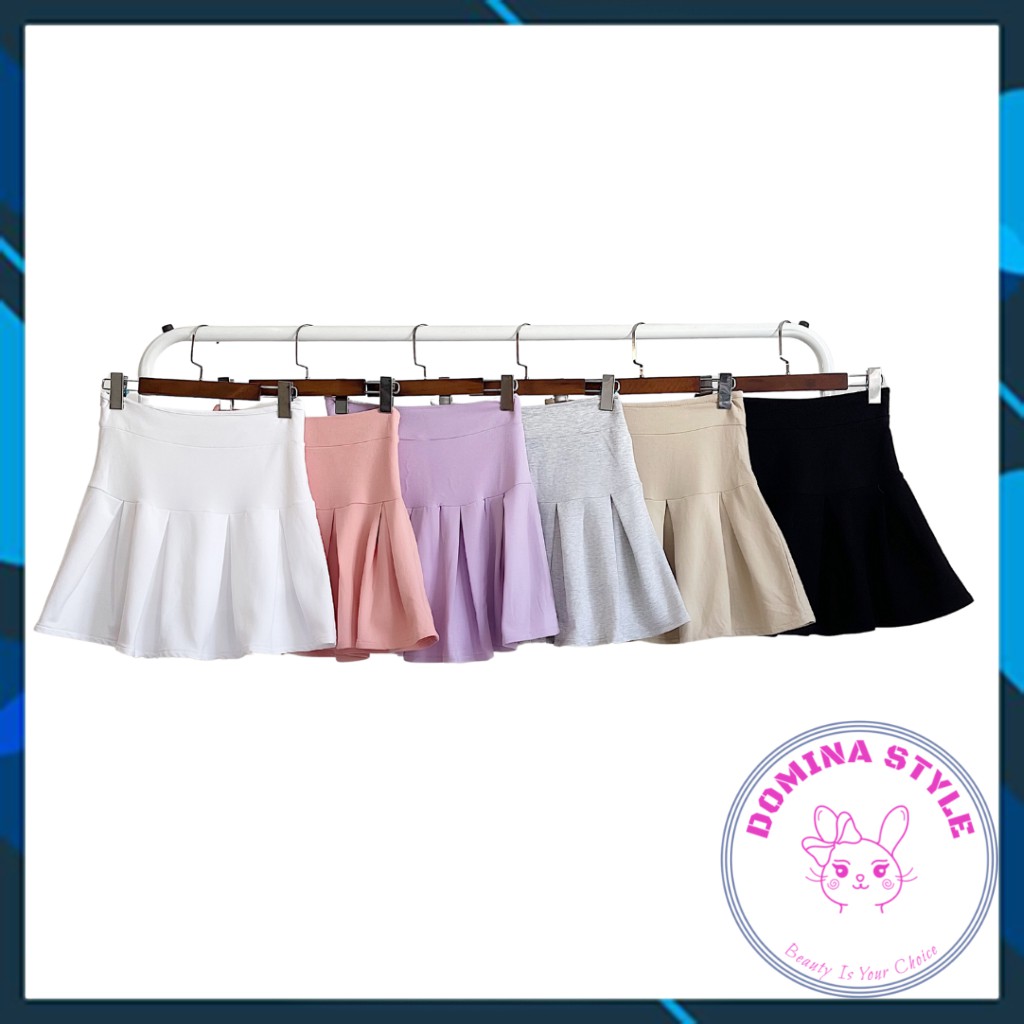 Chân váy thun dày dập li lớn cạp cao có lót trong | BigBuy360 - bigbuy360.vn