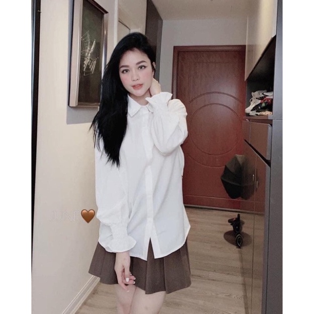 SƠ MI TAY BO CHUN CỔ ĐỨC