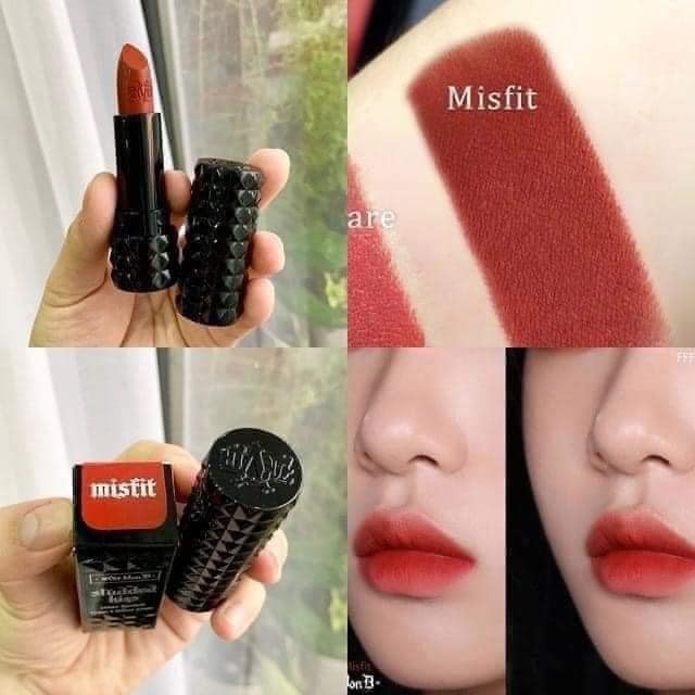 Son KAT VON D Studded Kiss Creme Lipstick ''Misfit''. Giá sale siêu tốt