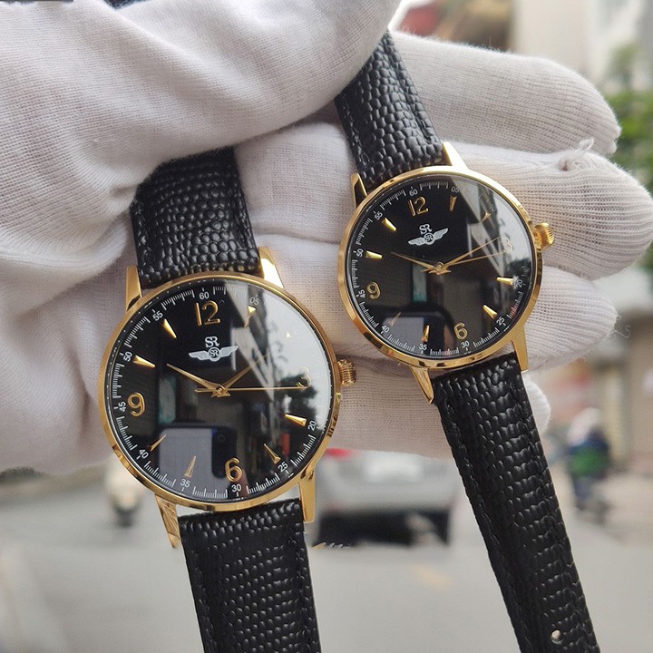 Đồng hồ đôi mặt kính sapphire SRWATCH Renata SR2086.4601RNT chống trầy,nước phong cá
