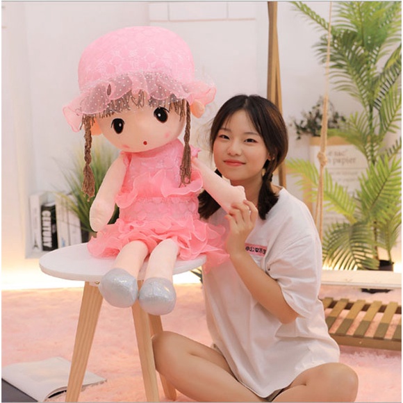 Gấu Bông - Búp Bê Váy Ren 3 Tầng Xinh Lung Linh sz 45cm và 60cm