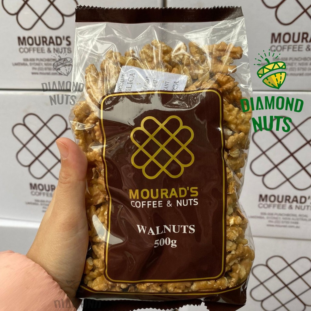 Nhân óc Chó sấy - Hạt óc Chó Tách Vỏ úc Mourad's 500g (Làm sữa / Ăn Kiêng / ăn Vặt/ ăn Dặm) | BigBuy360 - bigbuy360.vn