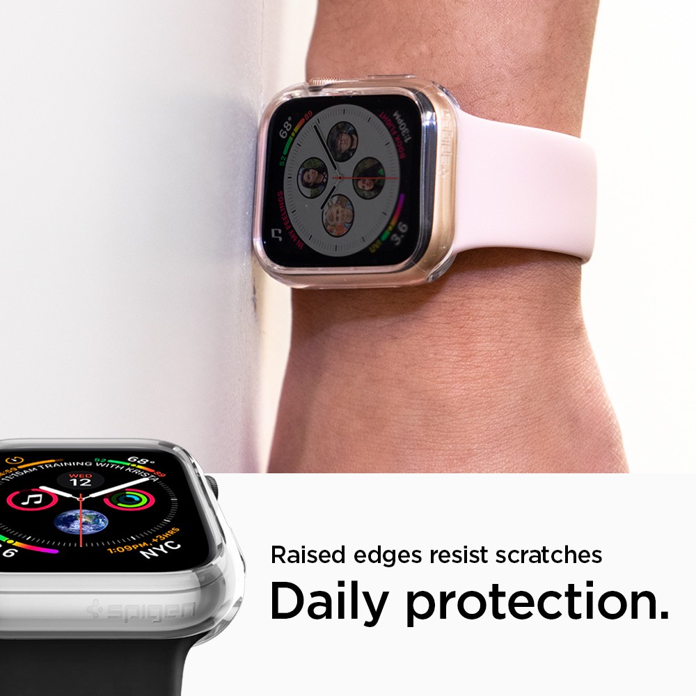 [Hàng Chính Hãng] Ốp Bảo Vệ Apple Watch Spigen Liquid Crystal Series SE/6/5/4 (40mm | 44mm)