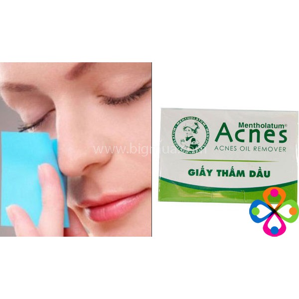 GIẤY THẤM DẦU ROHTO ACNES 100 TỜ CHÍNH HÃNG