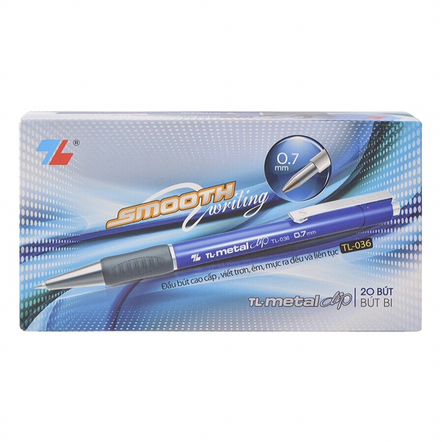 Vỉ 5 cái bút bi tl-036 0.7mm