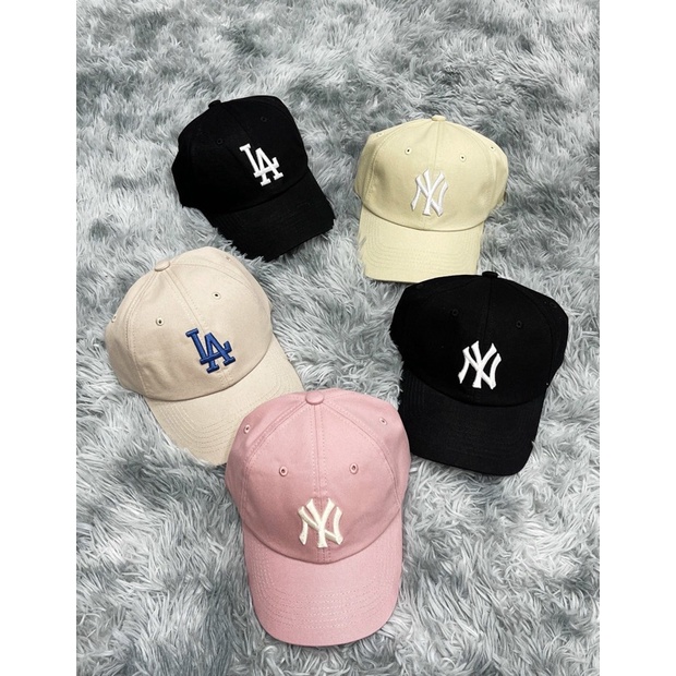 (HÀNG XUẤT XỊN) Mũ / Nón đen N15 M//L//B N//Y YANKEES BASEBALL CAP BLACK/WHITE Made in viet//nam full tag Free size