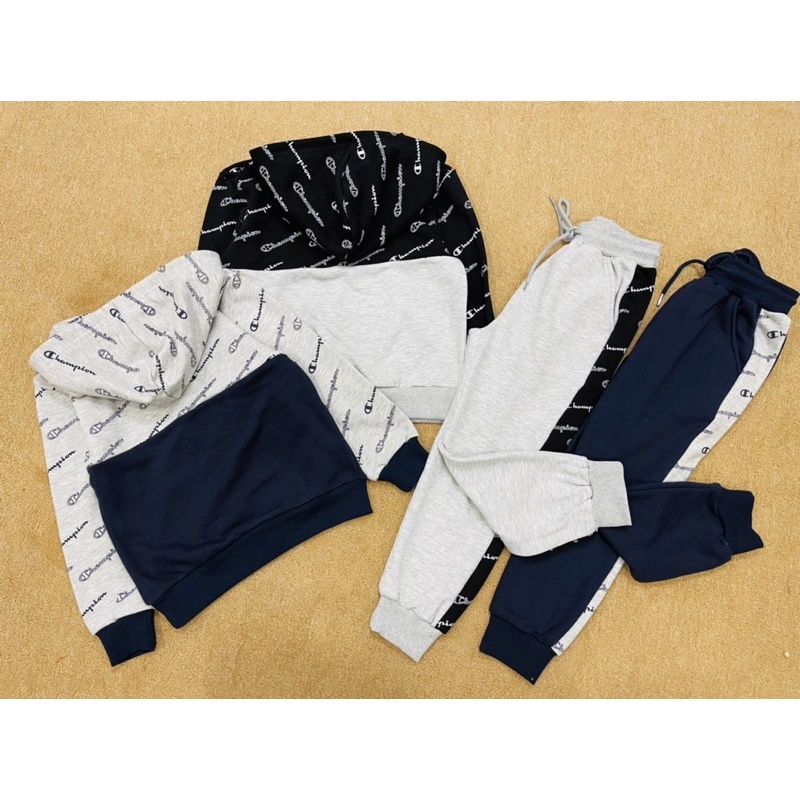 Bộ nỉ bông cham.pion bé trai đại 8-14y