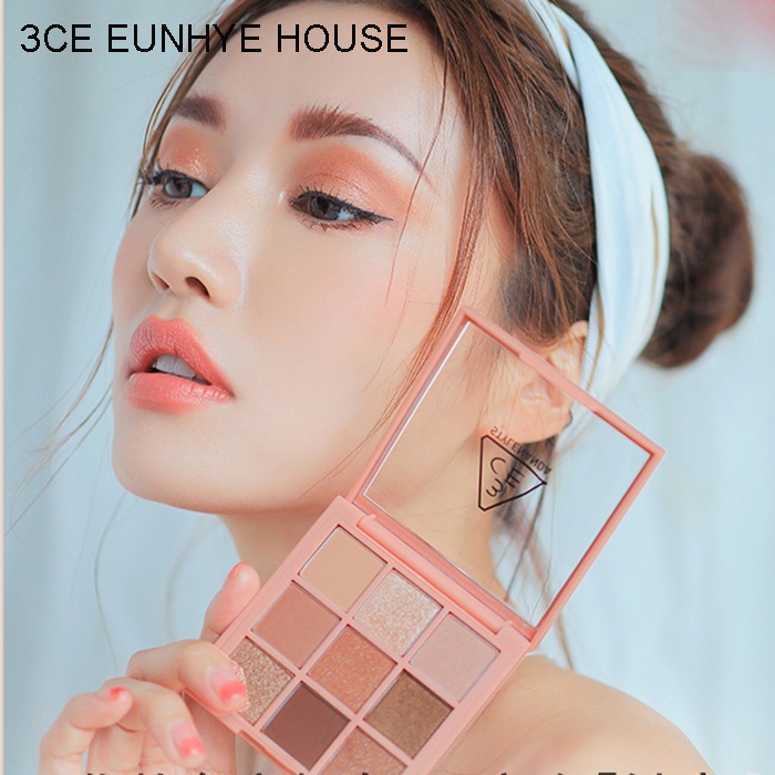 Bảng Phấn Mắt 9 Ô 3CE Eunhye House Mood Recipe Multi Eye Color Palette