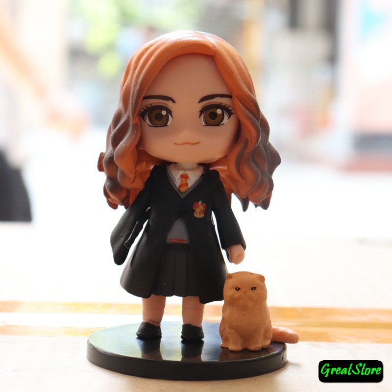 ( HÀNG SẴN ) COMBO 5 mô hình Q size HARRY POTTER, HERMIONE GRANGER, RON WEASLEY FIGURE