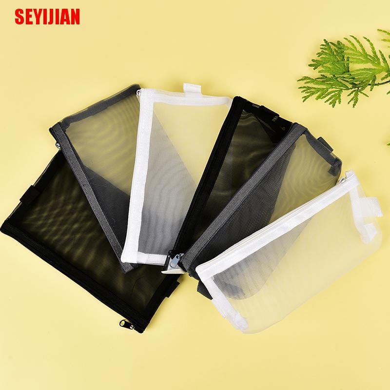 Túi đựng bút xuyên thấu thiết kế đơn giản thời trang