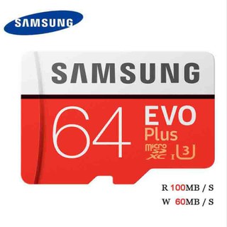 Thẻ nhớ sam sung 80mb/s 64gb evo plus 10 micro sdxc 64gb kèm adapter thẻ nhớ