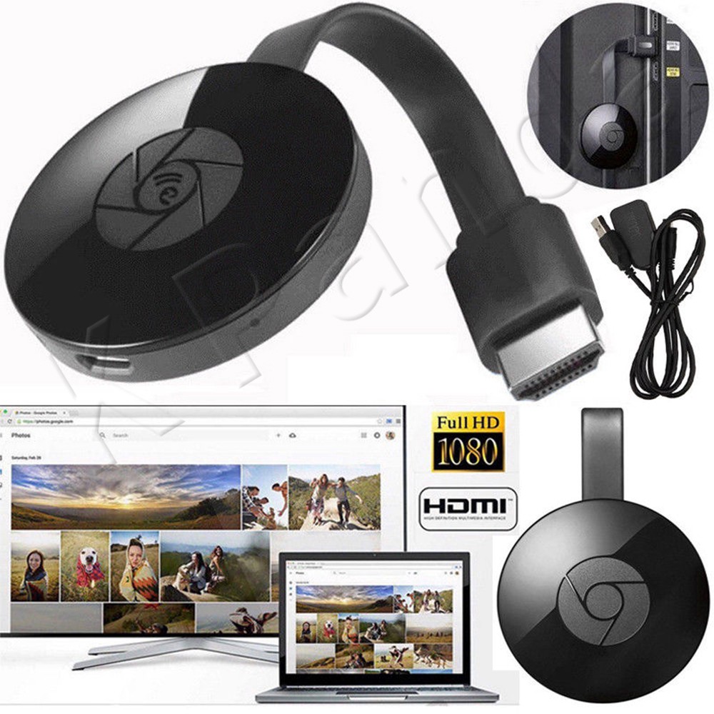 Mới Thiết Bị Chuyển Đổi Âm Thanh Google Chromecast 2 Hdmi