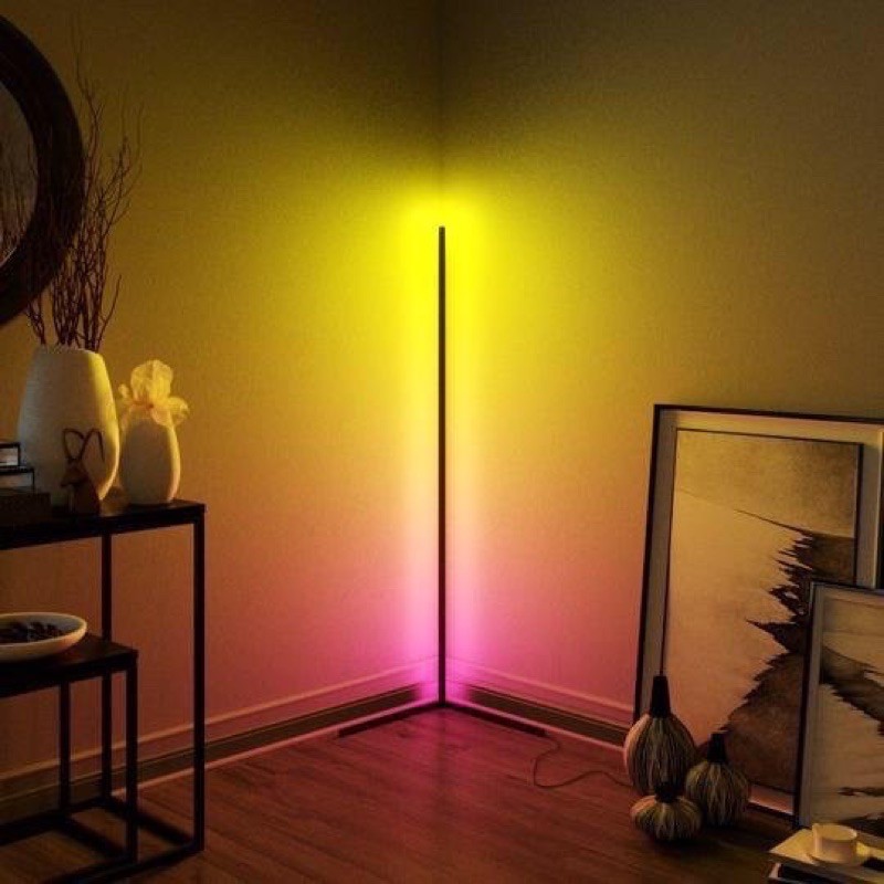 Đèn led góc tường light corner RGB 2021 trang trí phòng: khách ,ngủ, game, điều khiển qua App hàng có sẵn