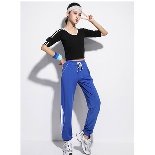 💥Quần jogger dù co giãn S 3 sọc