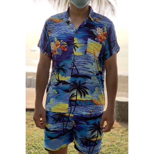Bộ đồ hoa quả đi biển chất vải lanh xịn đẹp.