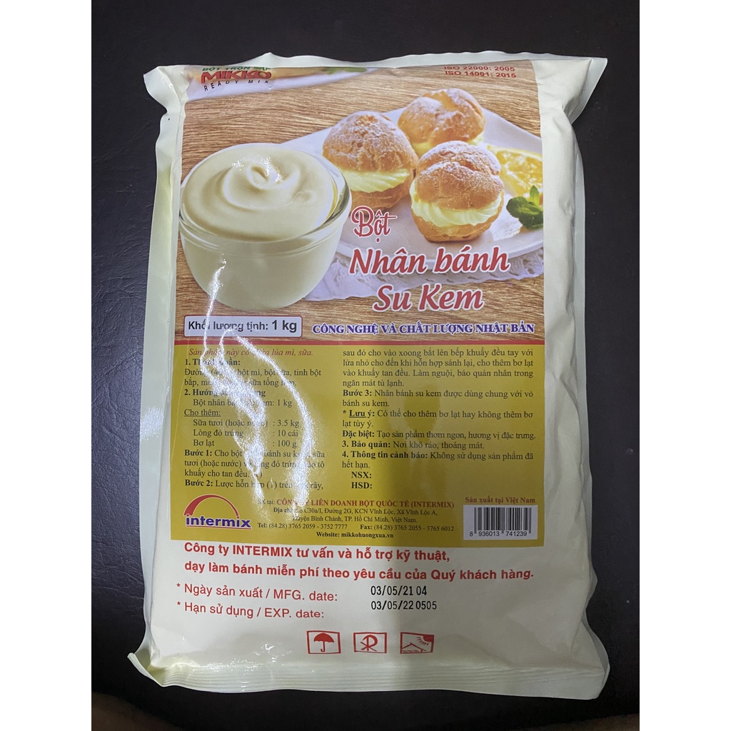 Bột nhân bánh su kem 1kg Mikko Hương Xưa