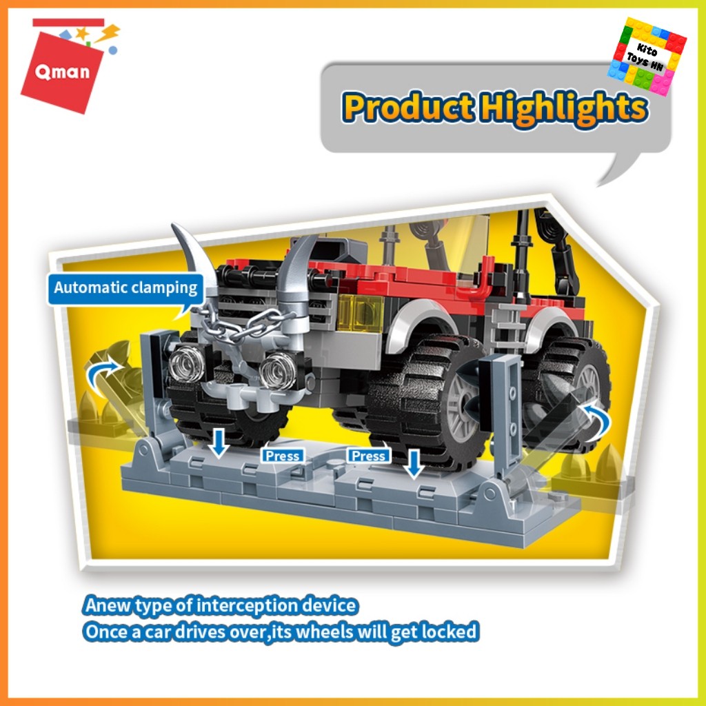 Bộ Đồ Chơi Lego Lắp Ráp Mô Hình Qman 1935 Xe Cảnh Sát Thành Phố 608 Chi Tiết 4 Minifigures Cho Trẻ Từ 6 Tuổi