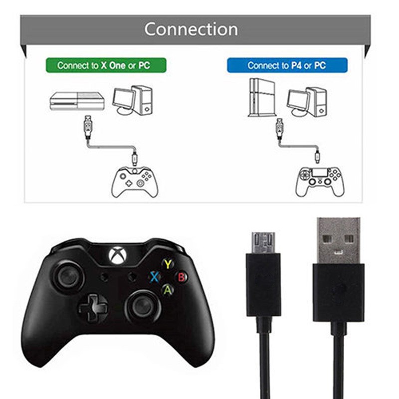 Micro USB Charging Cable Wire Cord for XBOX ONE Wireless