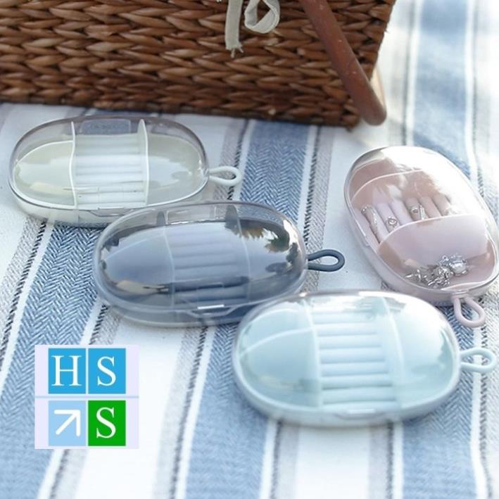 Hộp đựng trang sức mini hộp đựng dây chuyền nhẫn bông tai nhỏ gọn xinh xắn phù hợp mang theo du lịch - HS Shop Thủ Đức