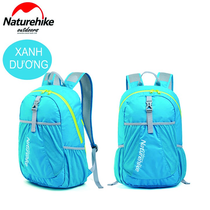 [Mã INCU50 giảm 50K đơn 250K] Balo du lịch dã ngoại phượt gấp gọn siêu nhẹ Naturehike NH15A119-B dành cho cả nam và nữ