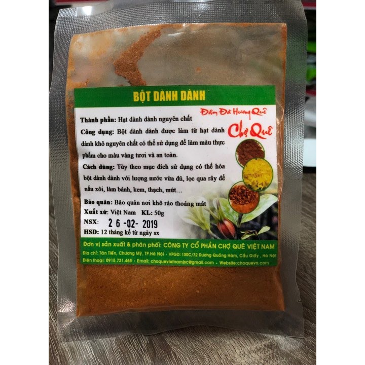 Bột màu dành dành 50g