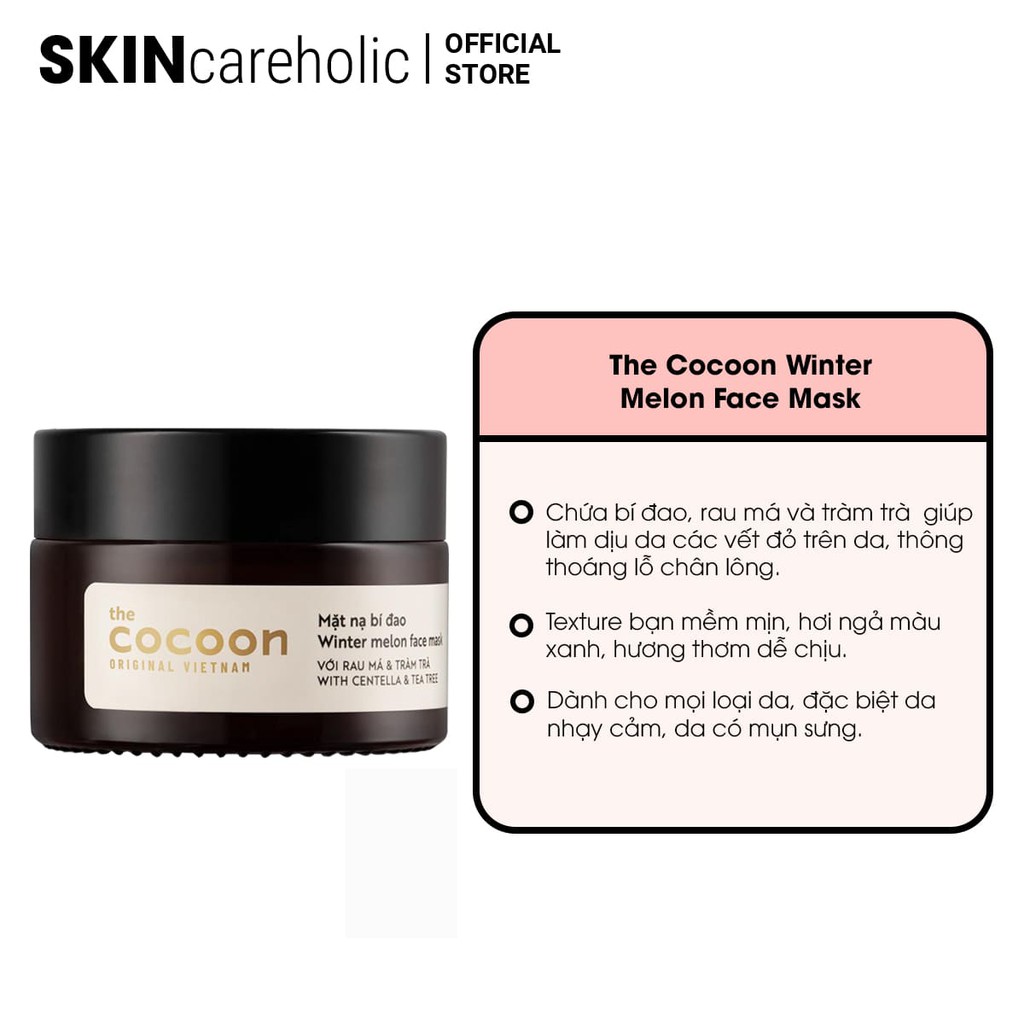 Mặt Nạ Bí Đao The Cocoon Winter Melon Face Mask