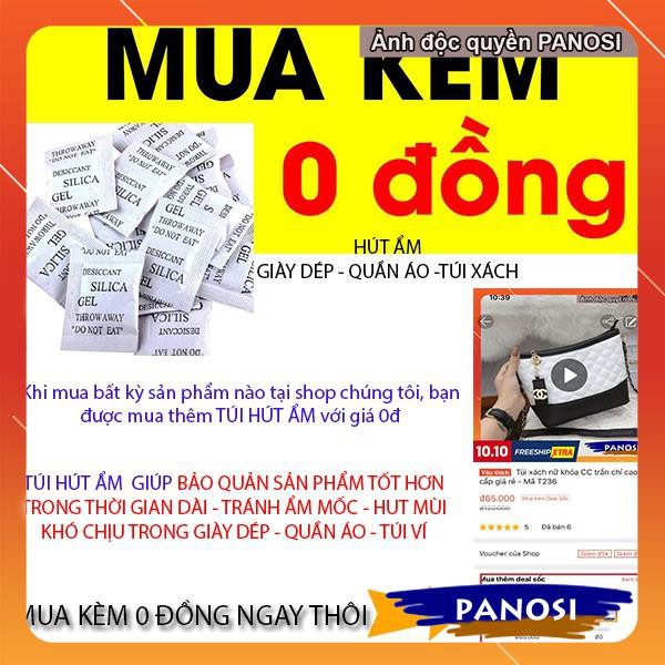 Giày nữ đế bệt mũi vuông gắn NƠ VẢI XÍCH sang trọng - B293