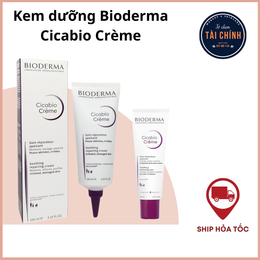 Kem dưỡng phục hồi da tổn thương Bio Cicabio Crème - 40m