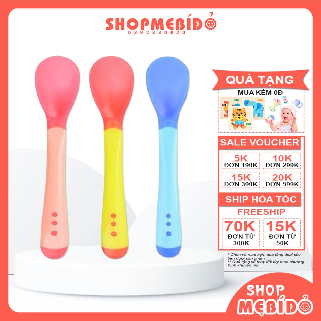 Thìa Báo Nóng Cảm Ứng Nhiệt Cho Bé