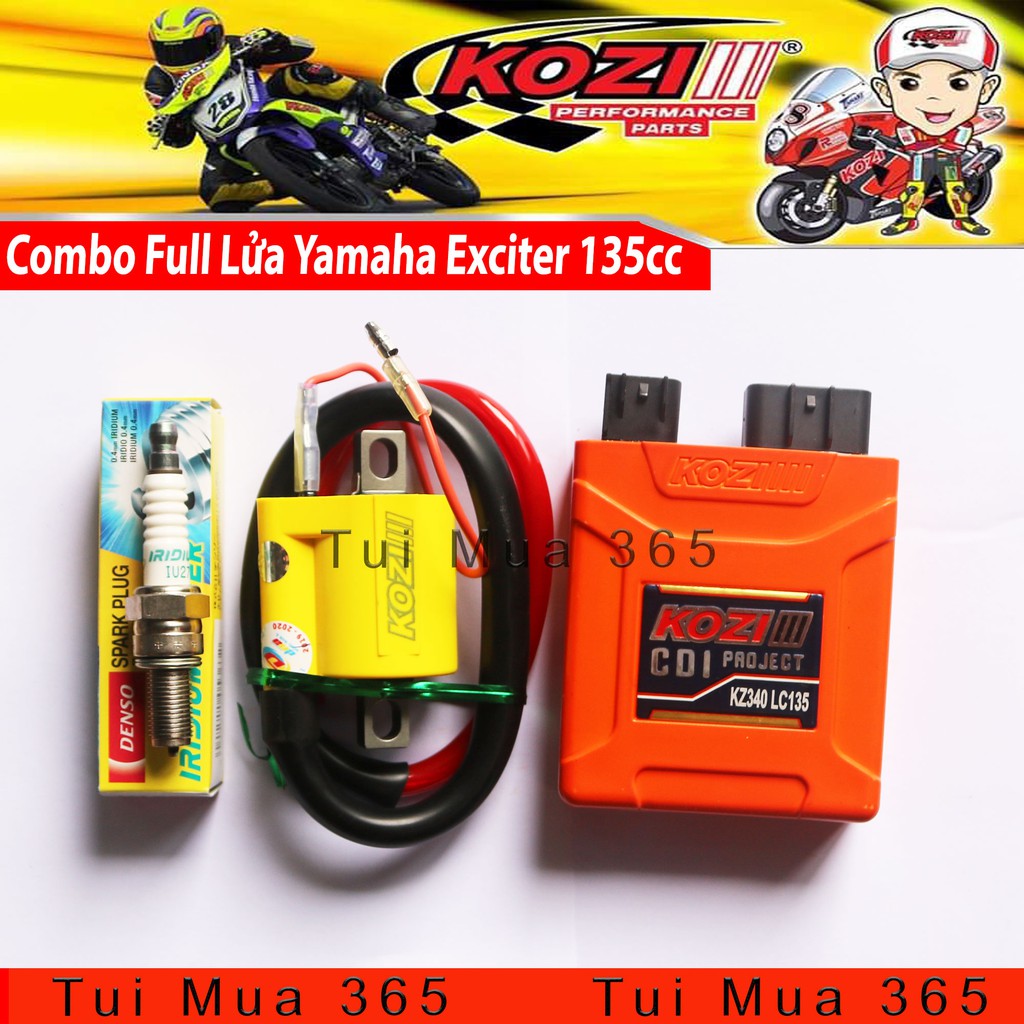 Full Bộ Lửa Độ Kozi cho Yamaha Exciter 135cc