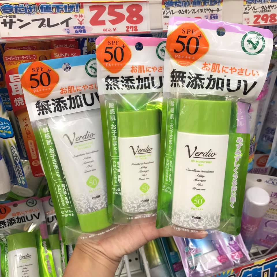 (Sale 35%)Kem chống nắng Verdio Omi Nhật Bản ( Made In Japan)