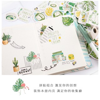 Bộ 45 nhãn dán Sticker greenfield
