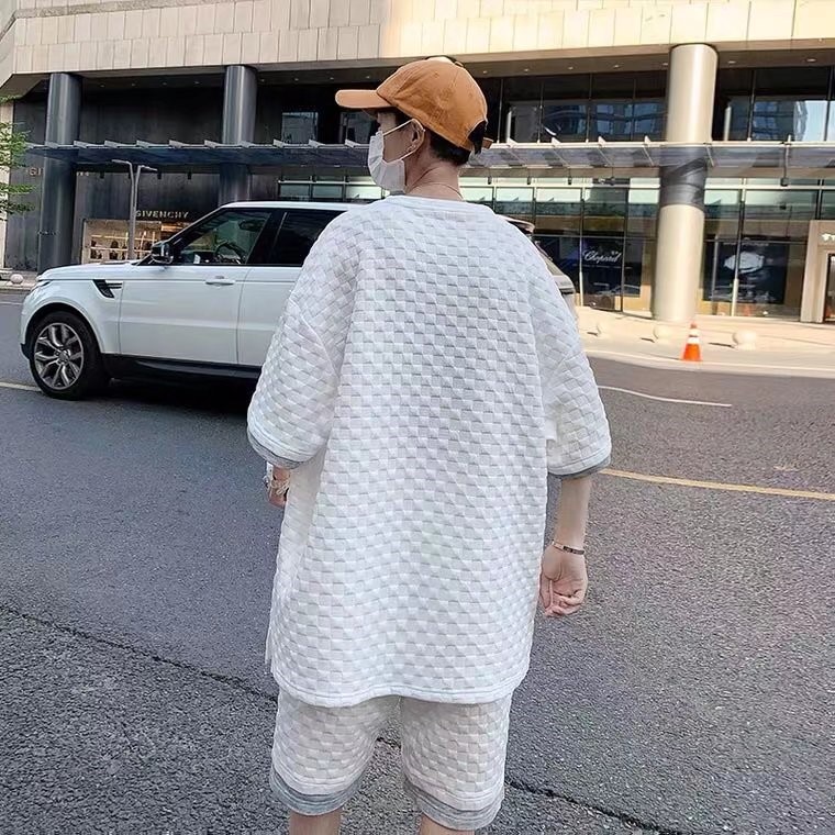 Set Đồ Thể Thao Màu Trơn đồ bộ nam Phong Cách Hàn Quốc bộ thể thao nữ Thời Trang bộ quần áo Nam Nữ