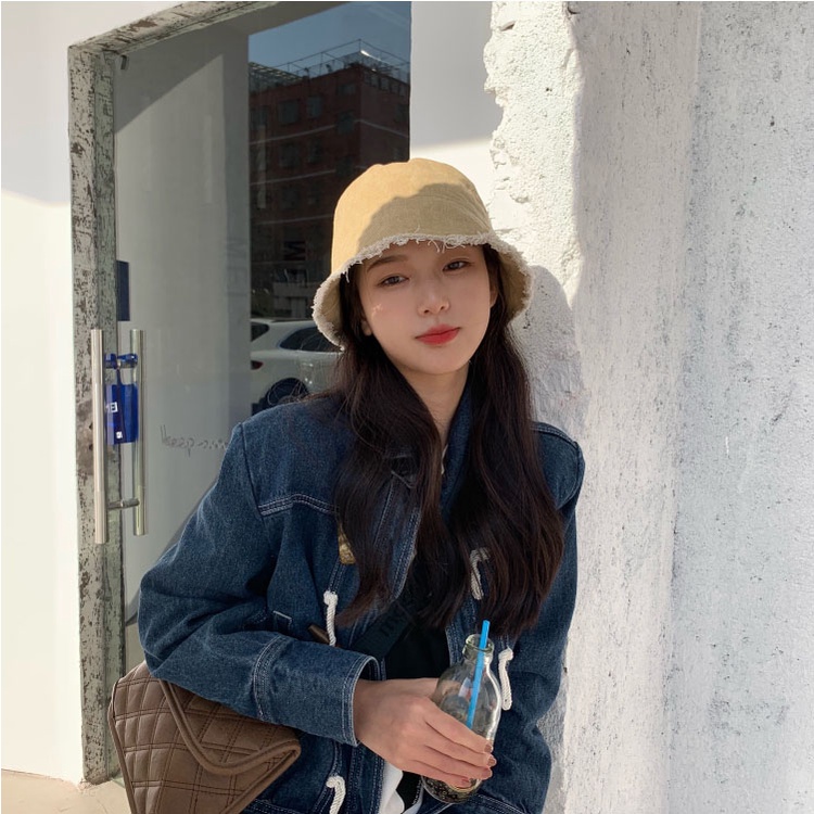 Mũ bucket, trơn vành nón tròn thời trang phong cách Hàn Quốc unisex nam nữ M102