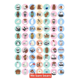 Sticker khen thưởng - mẫu We bare bears