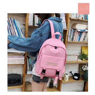 Balo thời trang nữ đi học 2 dải siêu cute, balô thời trang nữ ulzzang vải cao cấp