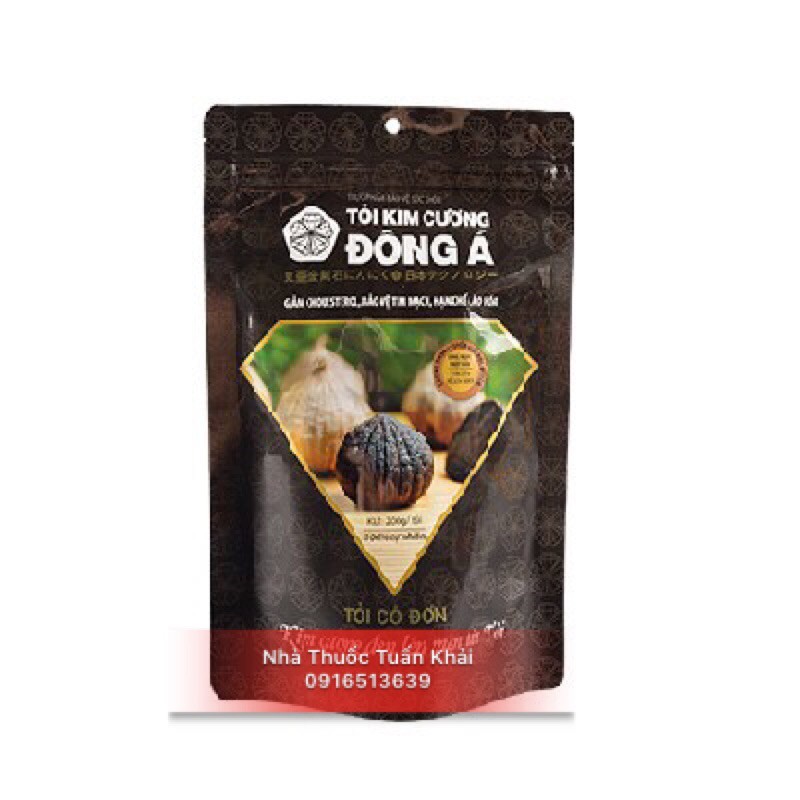 [CHÍNH HÃNG] Tỏi đen - Túi 500g - Tỏi kim cương Đông Á | BigBuy360 - bigbuy360.vn