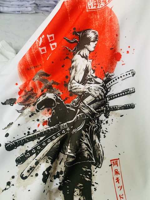 (VIDEO ẢNH THẬT) Áo Thun Roronoa Zoro Cực Độc | Áo Đảo Hải Tặc Zoro One Piece Tshirt OP55 | BigBuy360 - bigbuy360.vn