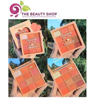 Phấn Mắt 9 - 12 Ô Màu Nhũ Lì Kiss Beauty Eyeshadow For Love No.87115