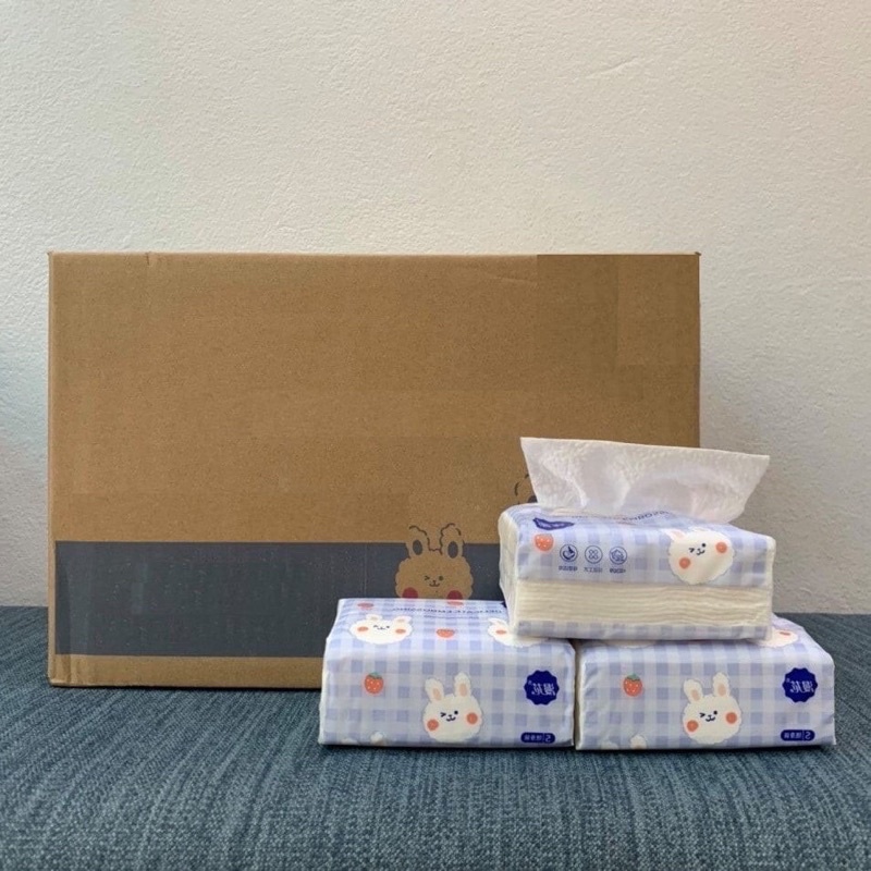 Khăn Giấy Ăn Hình Thỏ Trắng Siêu Dai