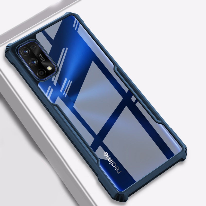 Ốp Lưng Chống Sốc Trong Suốt Viền Màu Cho Oppo Realme 7 Pro Nazro 20 Pro