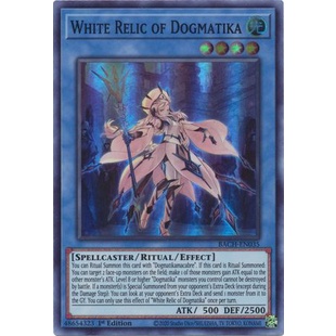 Thẻ bài Yugioh - TCG - White Relic of Dogmatika / BACH-EN035'