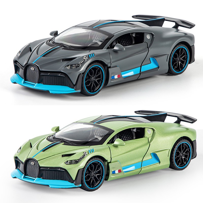 Mô Hình Xe Ô Tô Bugatti Divo Bằng Hợp Kim Có Đèn Và Âm Thanh Cho Bé Trai Tỉ Lệ 1: 32